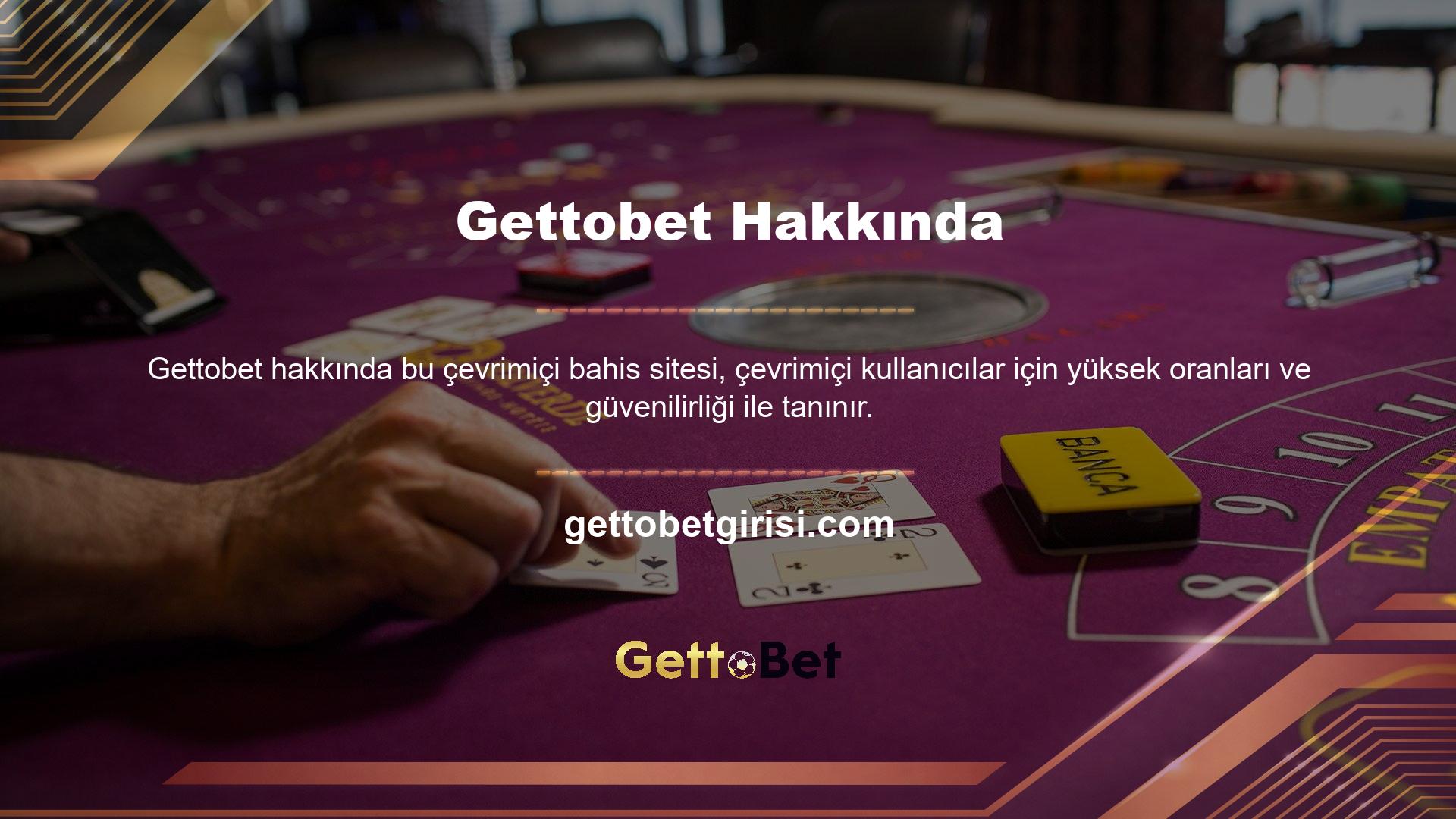 Gettobet sosyal medya TV Facebook giriş programı, Türk casino meraklılarına yüksek kaliteli hizmetler sunmakta ve kullanıcılara, öncelikle çevrimiçi adresinizi kaydetmenizi gerektiren lisanslı ve güvenilir bir oyun ortamı sunmaktadır